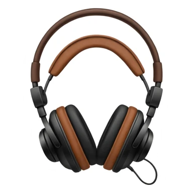 Brown and jeanse headphones beats minimalism no people sticker