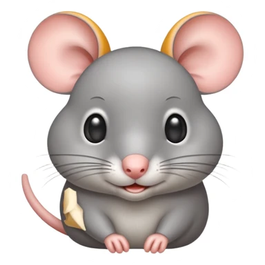 Funny cute mouse giving a side eye sticker