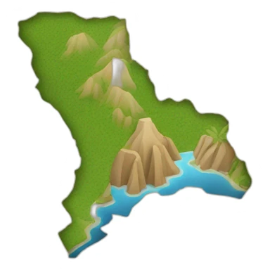 Map of nicaragua sticker