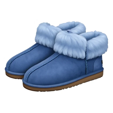 UGG slippers blue sticker