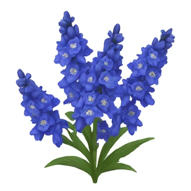 delphinium bouquet sticker
