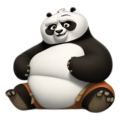 Kung fu panda sticker