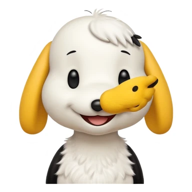 snoopy and woodstock the bird sticker