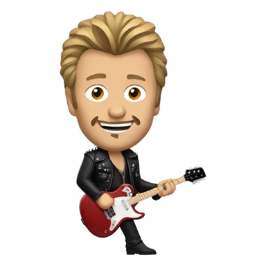 Johnny hallyday sticker