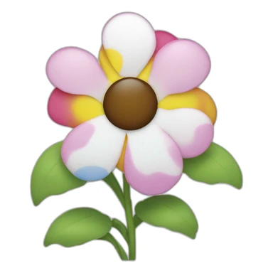 takashi murakami flower sticker