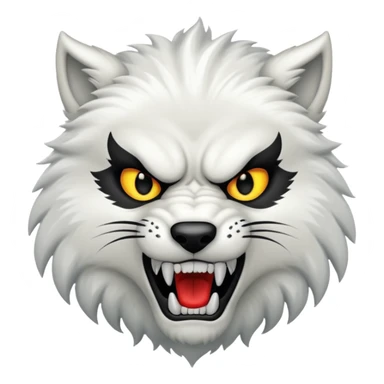 Lobo blanco sticker