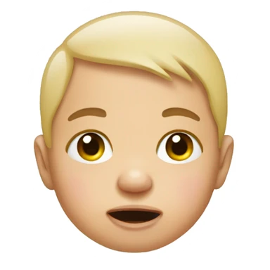 Crying baby thumb emoji sticker