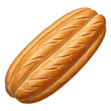 country bread look like ovan baguette sticker