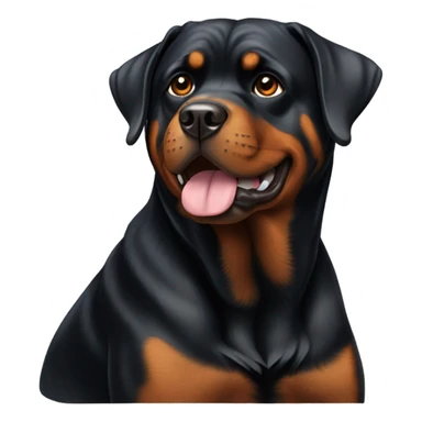 Rottweiler dog sticker