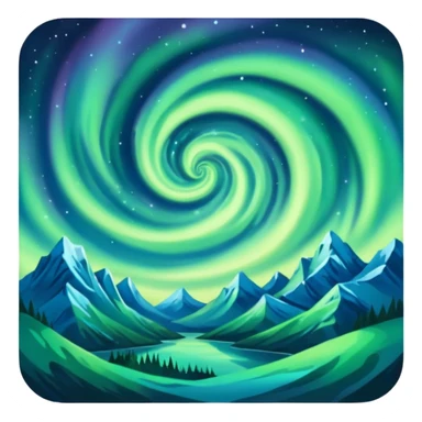 only northern light sticker