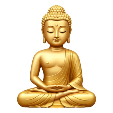 emoji about buddhism sticker