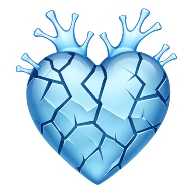 icey cold heart sticker