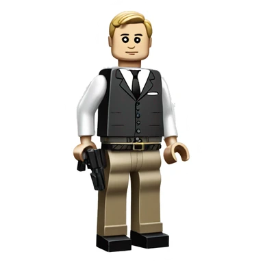 Daniel Craig lego full body sticker