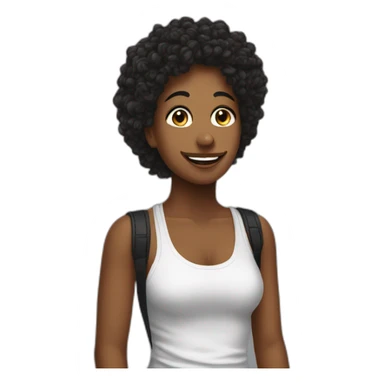 discussion between music artist and fan on social media sticker