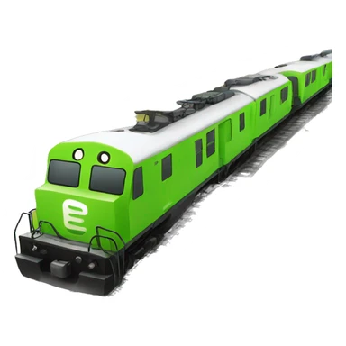ecological train  sticker