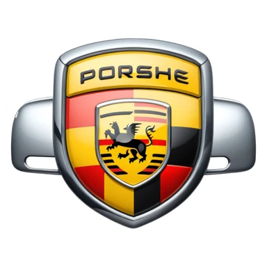 porsche logo sticker