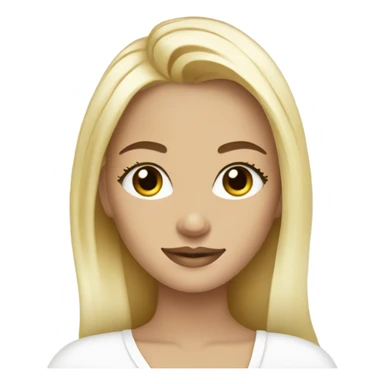 blonde girl skincare daily blanket sticker