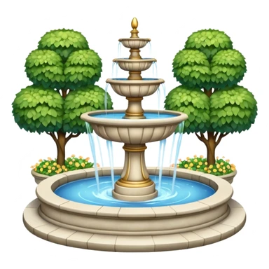 park Fountain sticker