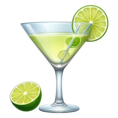 cocktail glass sticker