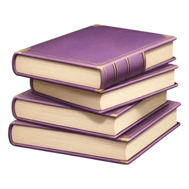Mauve books sticker