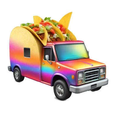 Freaky Hott’s Fiery hot holographic hot wheel food taco hot salsa truck sticker