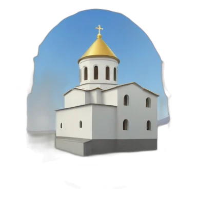 Orthodox monastery sticker