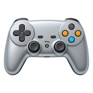 joystick ps5 colore argento sticker