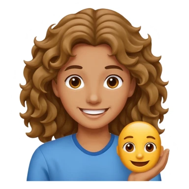 more wavu hair, good smile ! perfect
 sticker