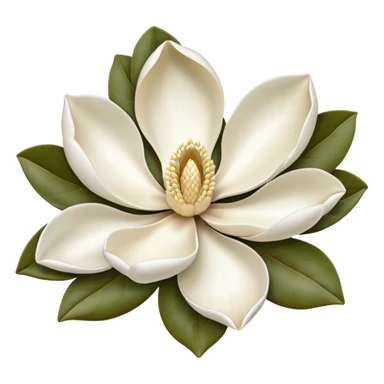a magnolia bloom sticker