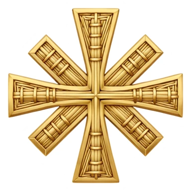 St. Brigid's cross or St. Brigit's cross (Irish: Cros Bhríde, Crosóg Bhríde or Bogha Bhríde) is a small variant of the Christian cross often woven from straw or rushes. sticker