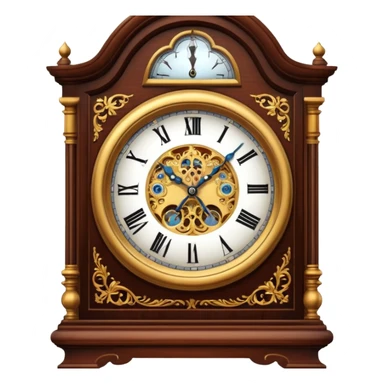Grandfather's old clock sticker