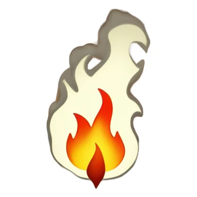 fire in the attic wood sticker
