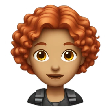 red hair girl graphic designer and film director sticker