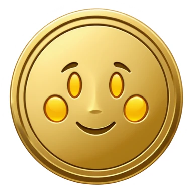 gold coin sticker