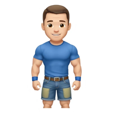 John cena chibi  sticker