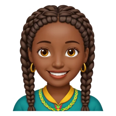 etiopien woman sticker