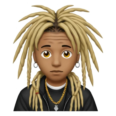 Juice wrld 999 Emo rapper with dreads  sticker