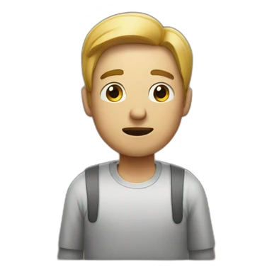 MAN TELLING WAIT sticker