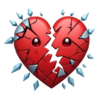 coeur brisé sticker