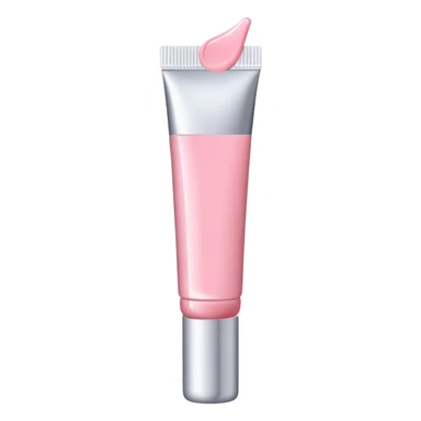 Light pink lip gloss tube  sticker