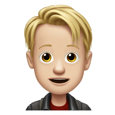 Macaulay Culkin from the movie Home Alone realistic sticker