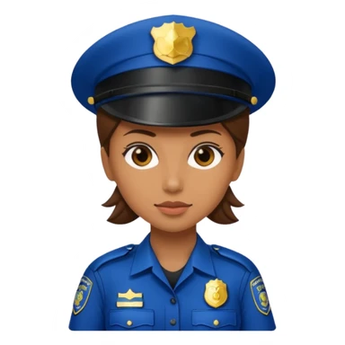 Female Police Officer sticker