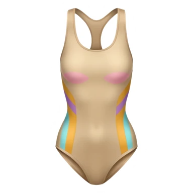 create an emoji, body suit in color beige, for women, no human sticker