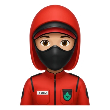 squid game guard sticker