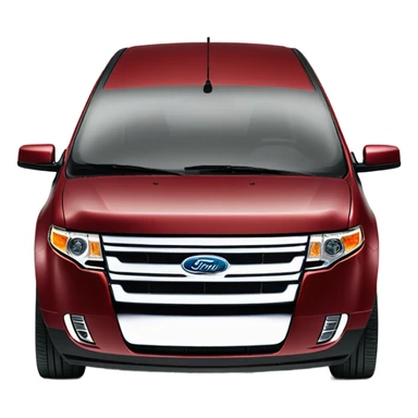 Ford edge red 2010 sticker