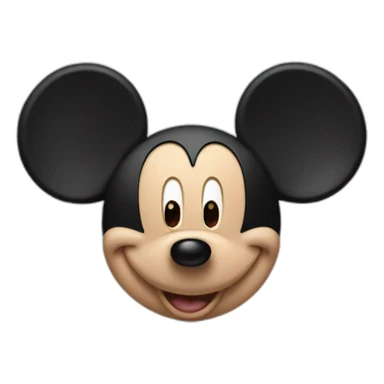 realistic Mickey Mouse sticker