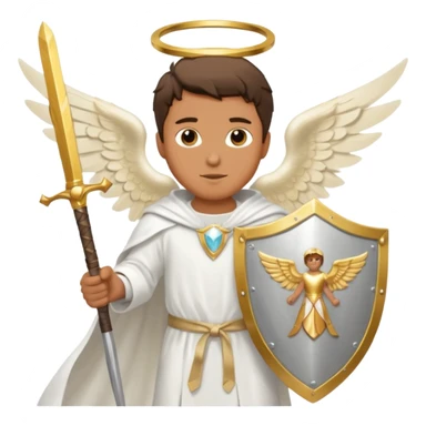 - 🛡️ Shield – symbolizing protection
- ⚔️ Sword – representing spiritual warfare
- 👼 Angel – the heavenly messenger
- ✨ Sparkles – highlighting his glory sticker