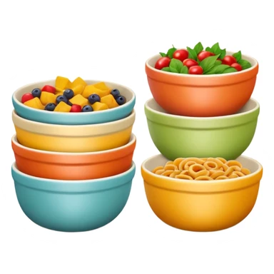 leftover food bowls sticker