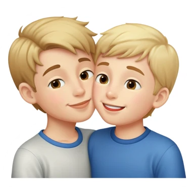 boy kiss boy sticker