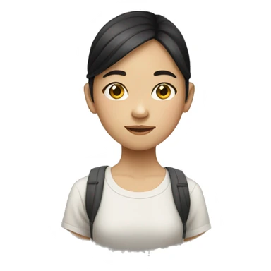 teenage vietnamese girl sticker